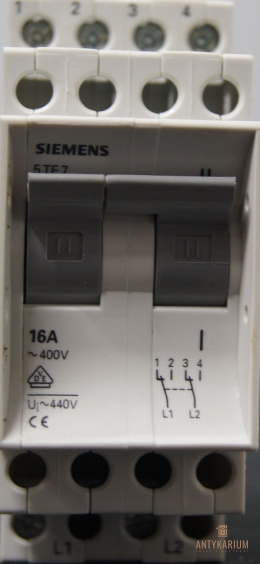 Rozłącznik ze stykami przemiennymi 5TE7 162 Siemens