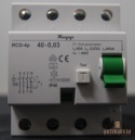 Różnicówka RCD 40A 30ma 4-pol KOPP