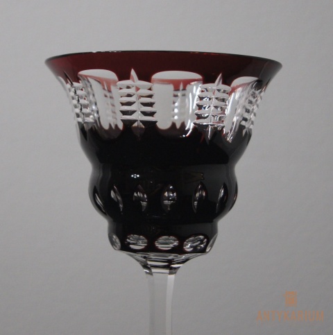 Rubinowy kielich Josephinen Szczytna lata 30