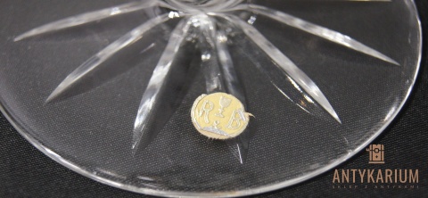 Rubinowy kielich Josephinen Szczytna lata 30