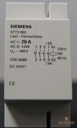 Stycznik 20A 400V Siemens 5TT3983
