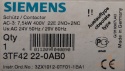 Stycznik 7,5KW 400V DC24V 2NO,2NC 3TF42 22-0AB0 Siemens