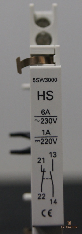 Styk pomocniczy boczny 1no + 1nc Siemens 5SW3 000