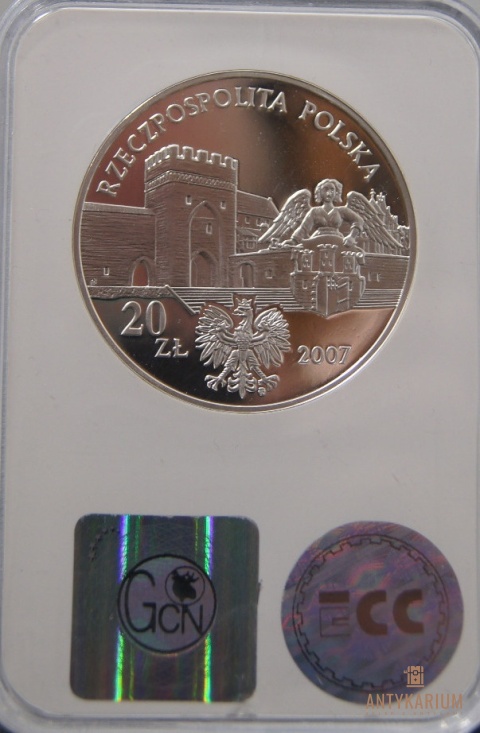 Toruń 20 zł mennicza PR 70