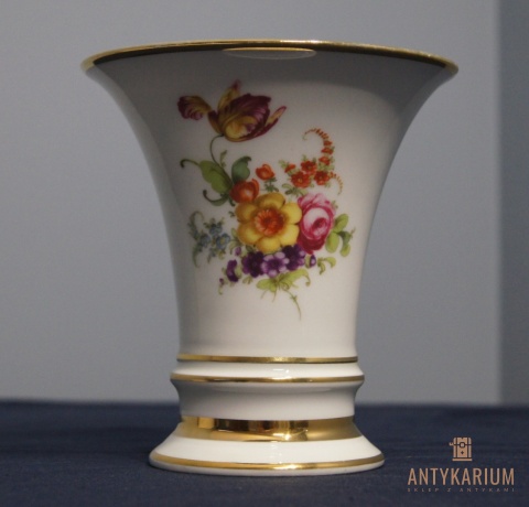 Wazon Furstenberg motyw kwiatowy