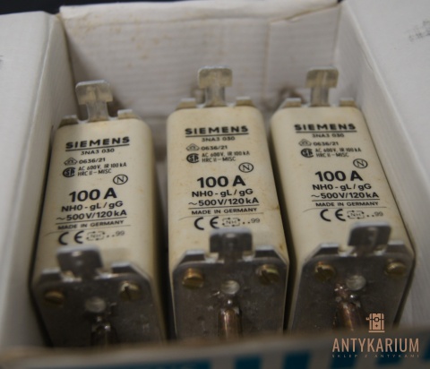 Wkładka bezpiecznika mocy SIEMENS 3NA3 030 100A