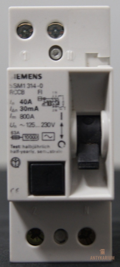 Wył.Róż-prądowy 40A 2POL 30mA 5SM1 314-6 Siemens