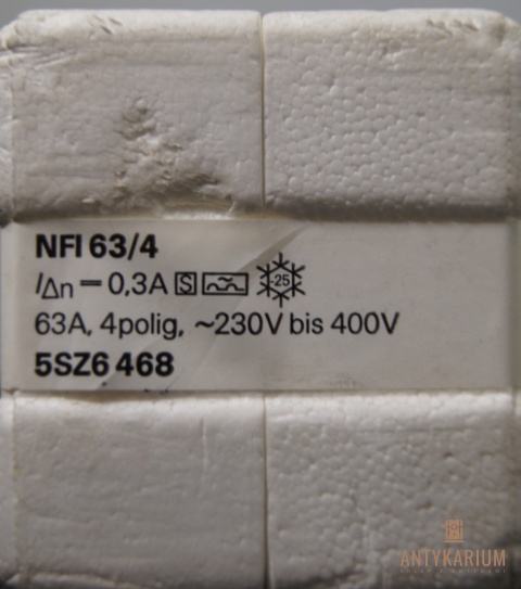 Wył.Róż-prądowy 63A 4POL 300ma 400V 5SZ6 468 Siemens
