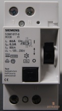 Wył. Róż-prądowy 80A 2POL 300ma 5SM1617-6 Siemens
