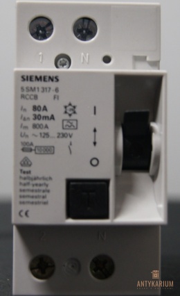 Wył.Róż-prądowy 80A 2POL 30mA 5SM1 317-6 Siemens