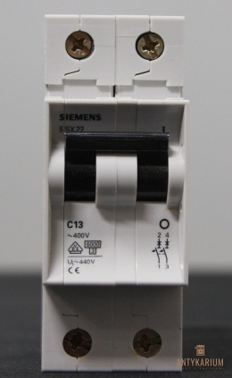 Wyłącznik bezpiecznik SIEMENS 5SX2 213-7 2Pol C13