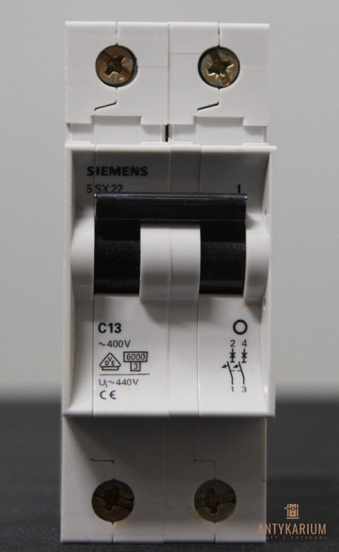 Wyłącznik bezpiecznik SIEMENS 5SX2 213-7 2Pol C13