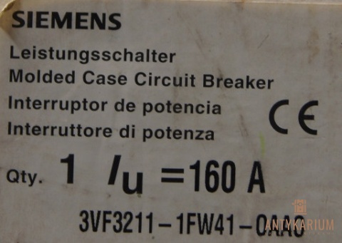 Wyłacznik 3VF3211-1FW41-0AA0 160A Siemens