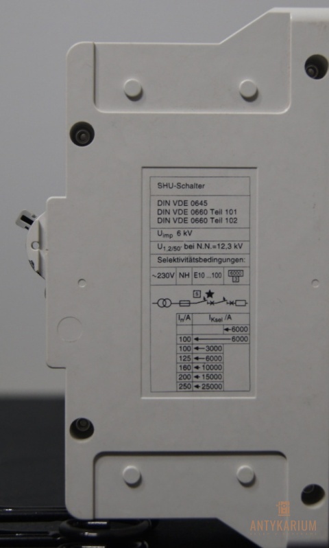 Wyłącznik Selektywny E25 1Pol Siemens 5SP3 725