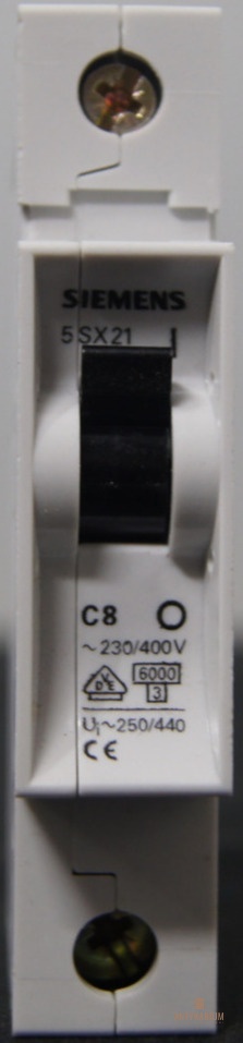 Wyłącznik bezpiecznik SIEMENS 5SX2 108-2 1Pol C8