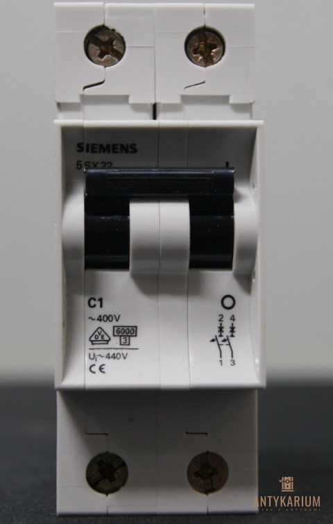 Wyłącznik bezpiecznik SIEMENS 5SX2 201-7 2Pol C1