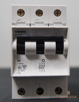 Wyłącznik bezpiecznik SIEMENS 5SX2 306-6 3Pol B6