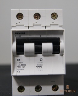 Wyłącznik bezpiecznik SIEMENS 5SX2 308-7 3Pol C8