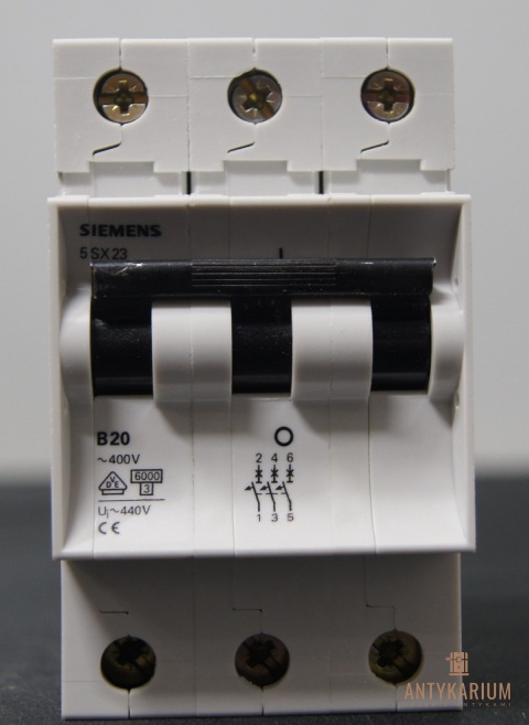 Wyłącznik bezpiecznik SIEMENS 5SX2 320-6 3 Pol B20