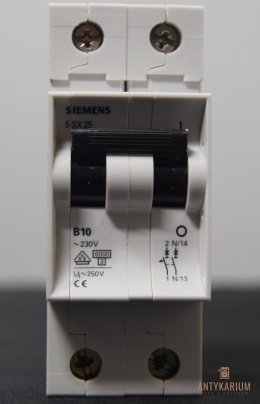Wyłącznik bezpiecznik SIEMENS 5SX2 510-6 2Pol B10