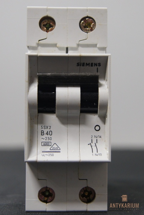 Wyłącznik bezpiecznik SIEMENS 5SX2 540-6 2Pol B40