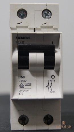 Wyłącznik bezpiecznik SIEMENS 5SX2 550-6 2Pol B50