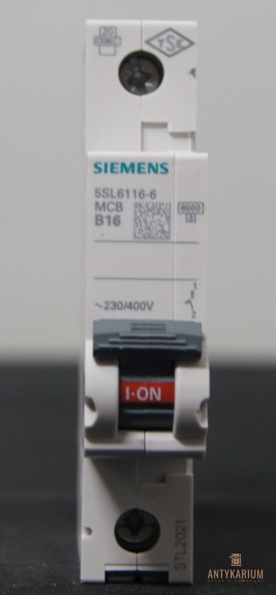 Wyłącznik bezpiecznik SIEMENS 5SL6 16-6 1Pol B16