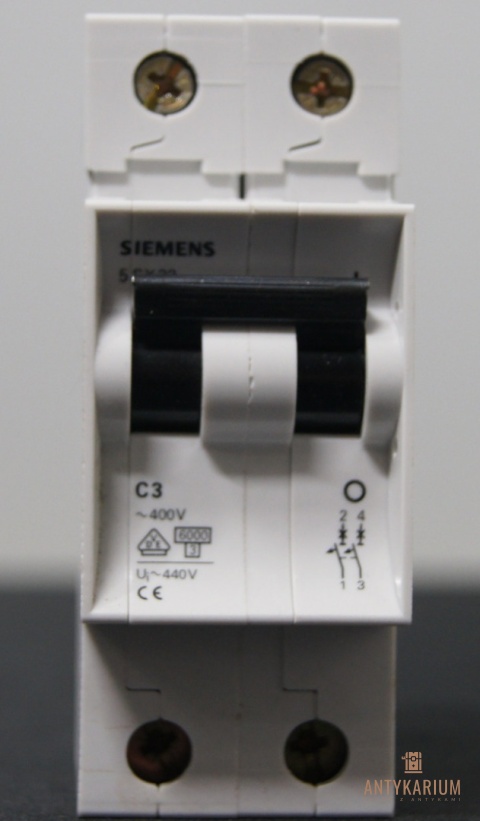Wyłącznik bezpiecznik Siemens 5SX2 203-7 2Pol C3