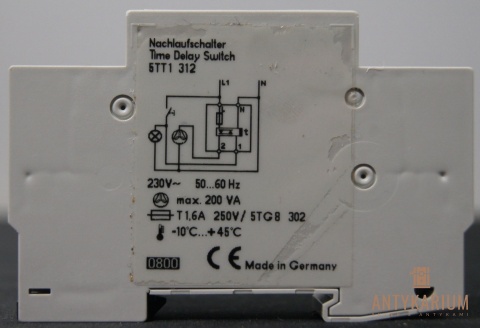 Wyłącznik czasowy do wentylacji 5TT1 312 Siemens 1-12min