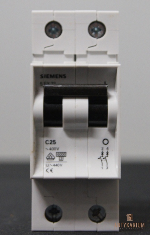 Wyłącznik bezpiecznik SIEMENS 5SX2 225-7 2Pol C25