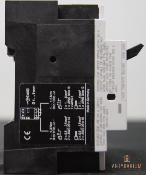 Wyłącznik silnikowy 3,2-5SA 1NO 1NC 3VU1300-1NJ00 Siemens