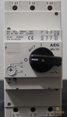 Wyłacznik silnikowy AEG 40-63A 35KW MBS 100