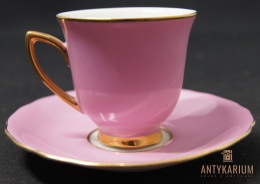 Filiżanka Porcelana Loucky Windsor lata 50 Mokka