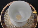 Filiżanka Porcelana bogato zdobiona JSK sygnowana 160ml