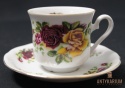 Filiżanka porcelana bogato zdobiona Bohemia