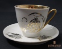 Filiżanka porcelana bogato zdobiona