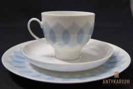 Filiżanka trio Rosenthal Lotus Blue