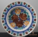 Kapelusz talerz dekoracyjny fajans Włocławek 29cm