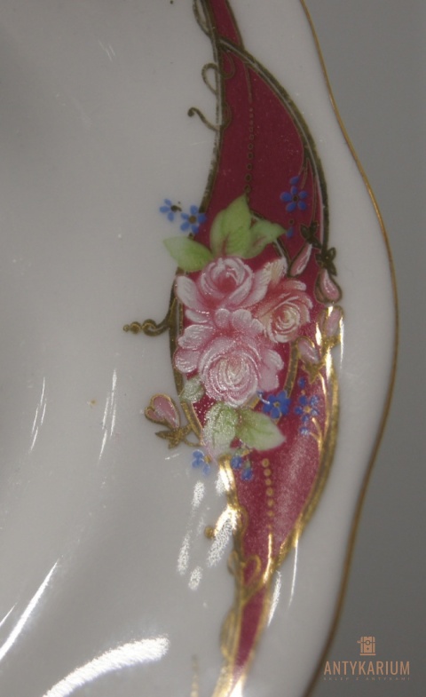 Patera talerz w kwiaty Karolina