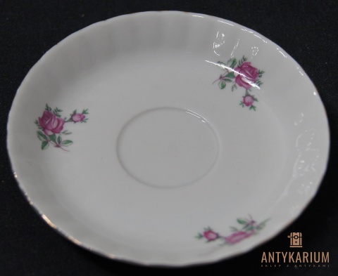 Porcelana filiżanka Chodzież róża