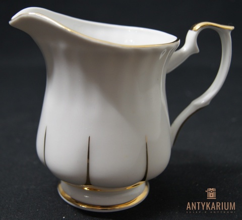 Porcelanowy mlecznik Chodzież ręcznie malowany