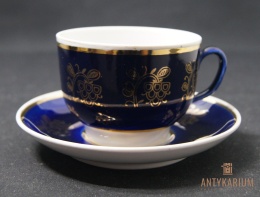 Stara Filiżanka Porcelanowa Kobalt