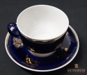 Stara Filiżanka Porcelanowa Kobalt