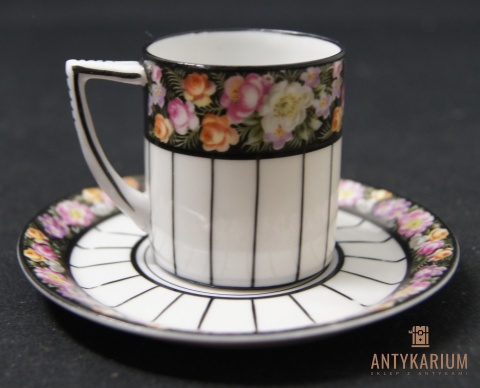 Stara Filiżanka Porcelanowa Mokka