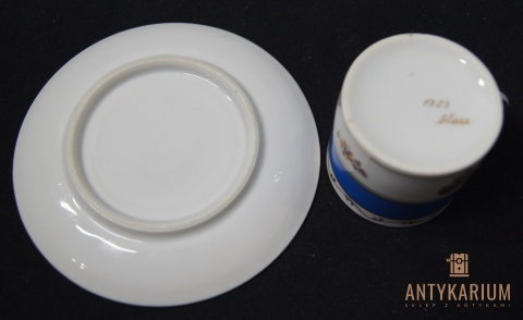 Stara Filiżanka Porcelanowa ręcznie malowana
