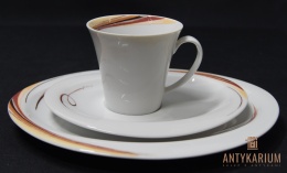 Trio Porcelana filiżanka Aruba Seltmann Weiden