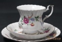 Trio Porcelana filiżanka Chodzież Iwona róża