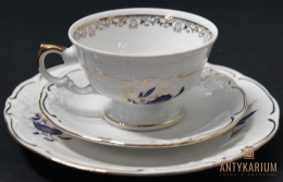 Trio Stara Porcelana filiżanka Wałbrzych