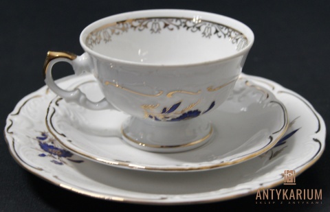 Trio Stara Porcelana filiżanka Wałbrzych