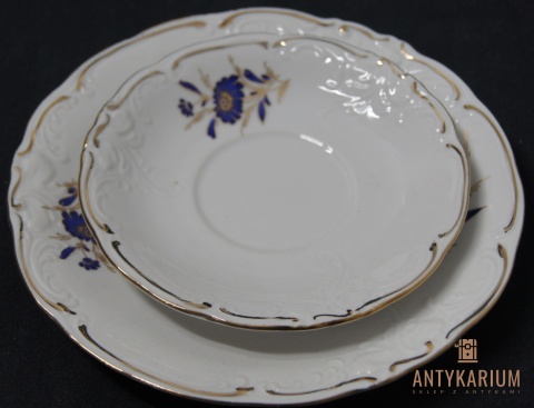 Trio Stara Porcelana filiżanka Wałbrzych